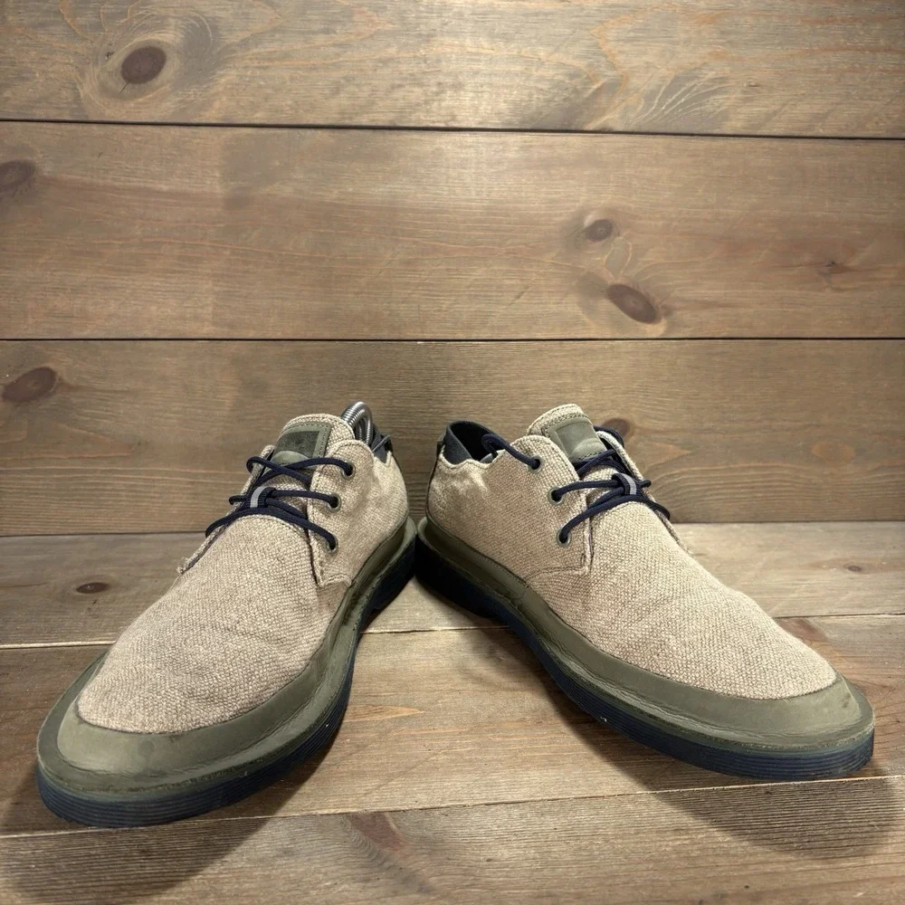 camper morrys mens size 41 shoes brown canvas comfort oxfords